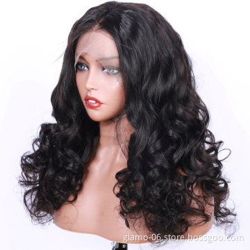 Lace front Wigs Loose Wave Human Wigs 100 Human Hair Hd Wig Swiss Lace Double Drawn Hair For Black Women 150% Density